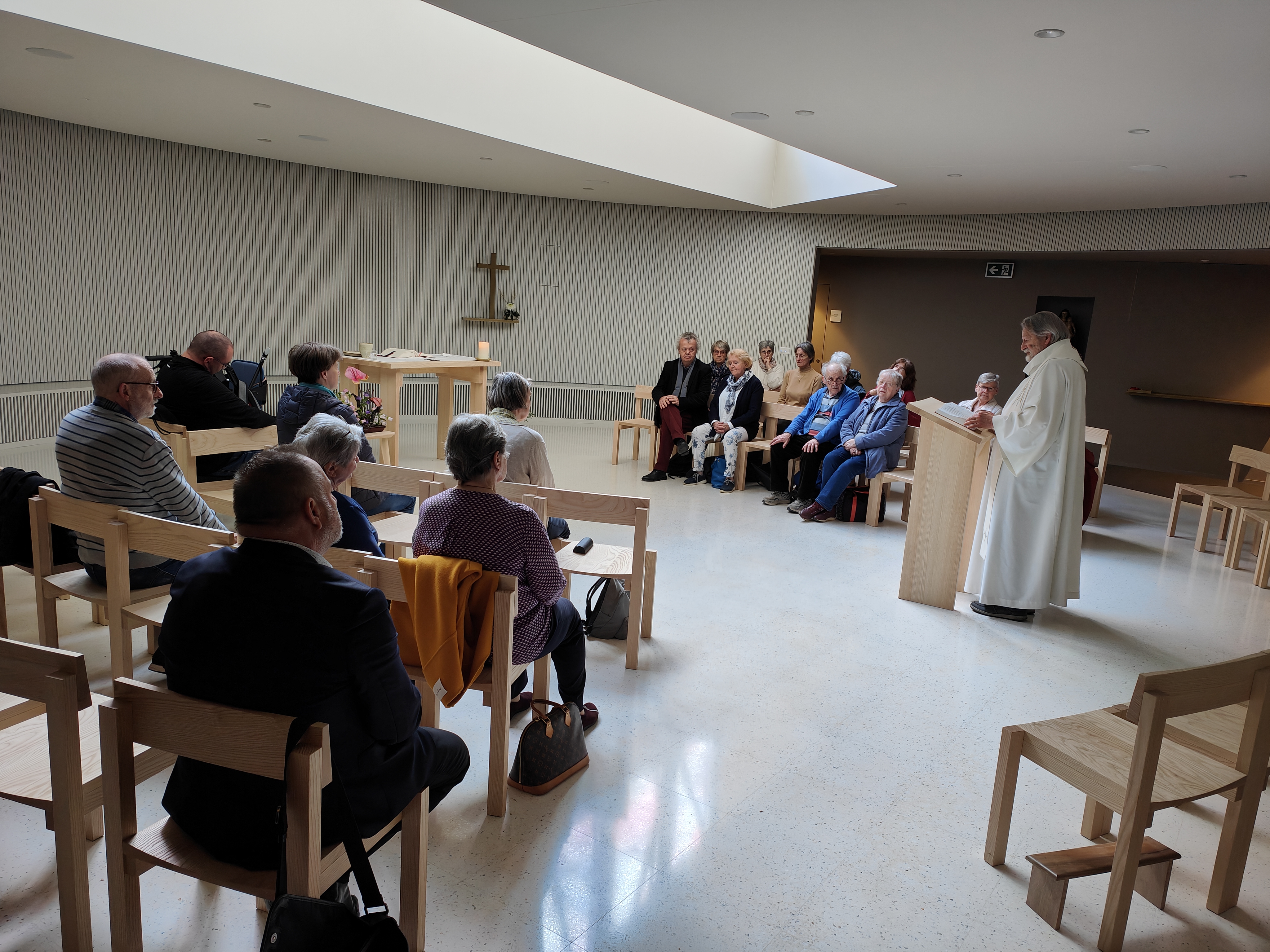 Messe célébrée en la chapelle de l'Espace Maurice Zundel